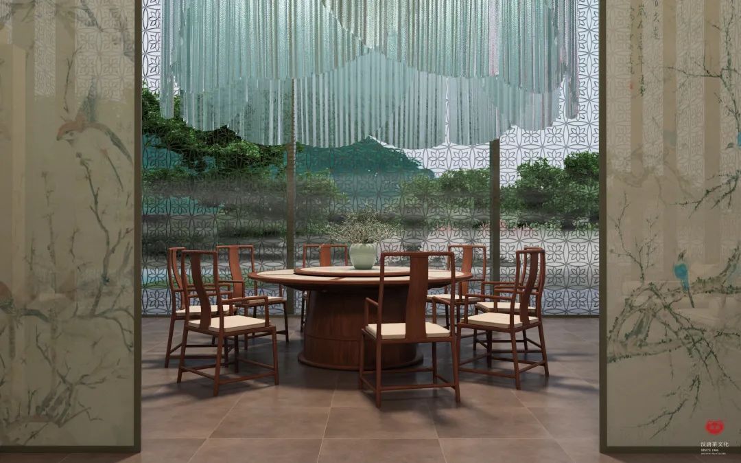 花園餐廳 | 以黑胡桃詮釋工筆花鳥里的婉約審美插圖9 花園餐廳 | 以黑胡桃詮釋工筆花鳥里的婉約審美插圖9